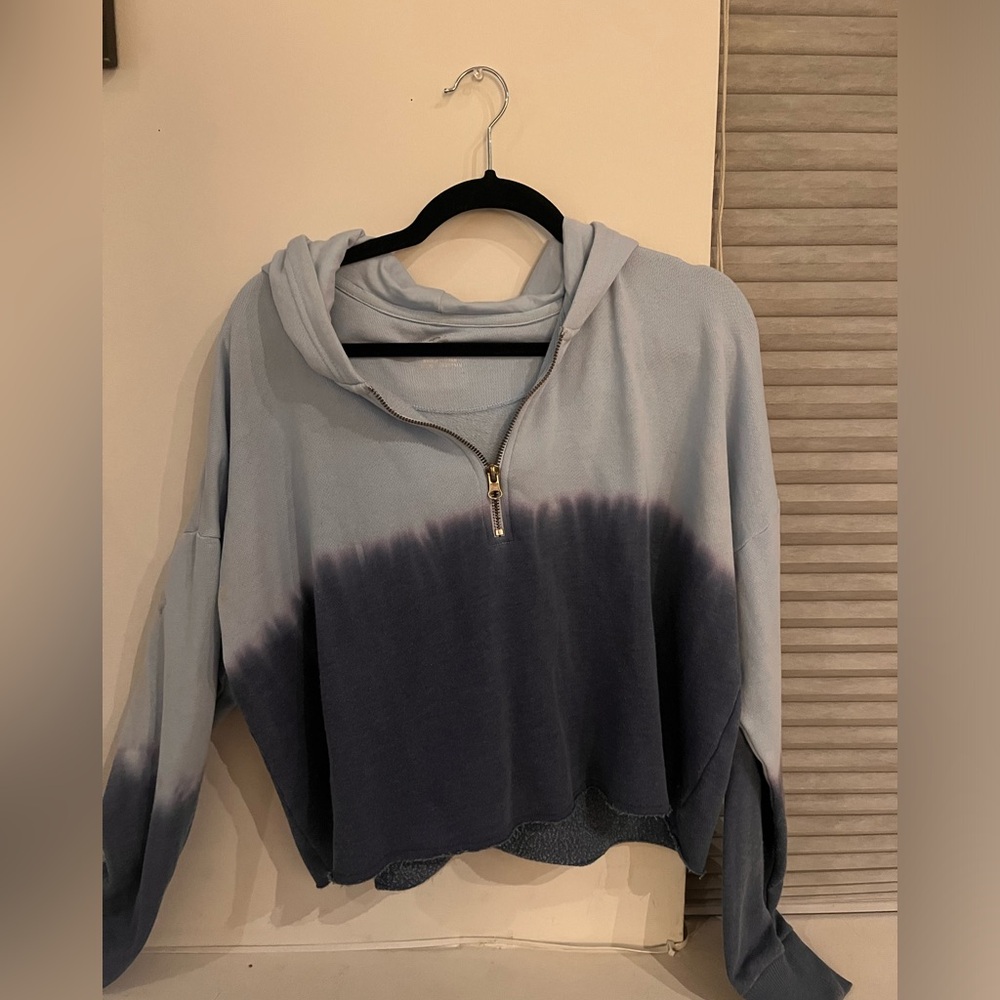 Aerie cropped tie dye sweatshirt